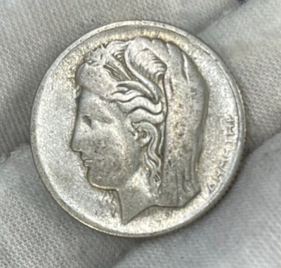 Moneda de plata de 10 dracmas Grecia 1930 Foto 1 de 4