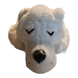 Retired Gibson Greetings Sleeping Polar Bear Plush White 21" Stuffed Animal Toy - Picture 1 of 8