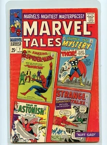 MARVEL TALES # 7 ( 1966 ) VF+ SPIDER-MAN, THOR, HUMAN TORCH + THE WASP RE-PRINTS - Picture 1 of 11