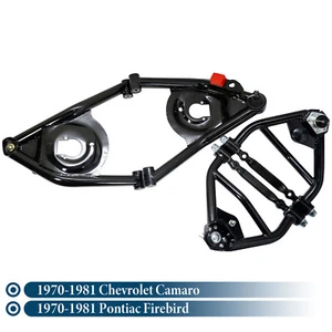 Tubular Upper + Lower Control Arm Set C21038 / C21037 For 70-81 Firebird Camaro - Picture 1 of 9