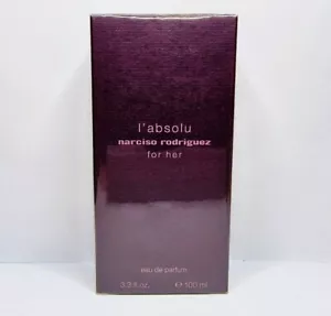 Narciso Rodriguez For Her L Absolu EDP Spray 100 ml - 3.4 fl.oz New Sealed - Imagen 1 de 6
