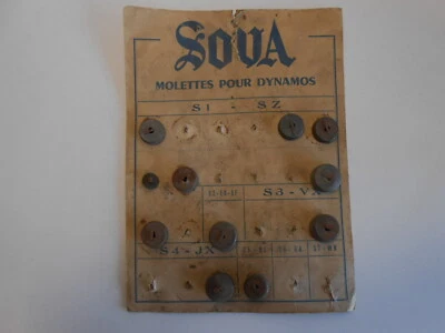 ANCIEN PRESENTOIR CARTON MOLETTES DYNAMO VELO / OLD BIKE - Photo 1/4