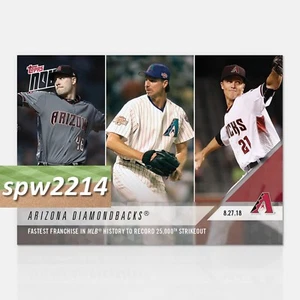 Diamondbacks 2018 Topps Now #649 franquicia más rápida a 25.000 k - Imagen 1 de 1