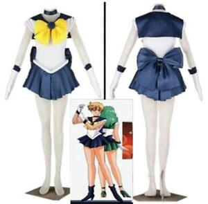 Sailor Moon Tenoh Haruka Sailor Uranus Cosplay Costume Props Clothes Bow Anime 