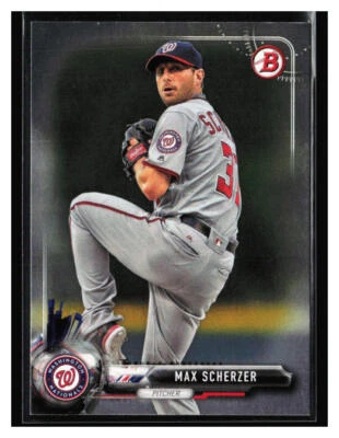2017 Bowman #43 Max Scherzer - Image 1 of 2