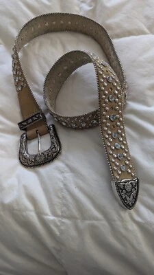 Cinturón Guess Bling Western Stud estrás mediano Foto 1 de 4