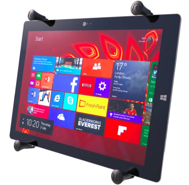 RAM Mounts RAMHOLUN11U Tablet Holder - Black