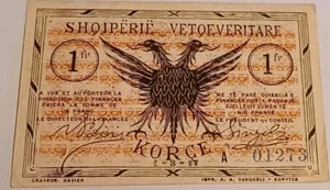 Albania 1917 1 Franc - Picture 1 of 2