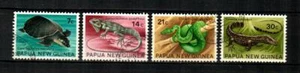 PAPUA NEW GUINEA Scott's 344-47 Reptiles F/VF used ( 1972 ) - Picture 1 of 1
