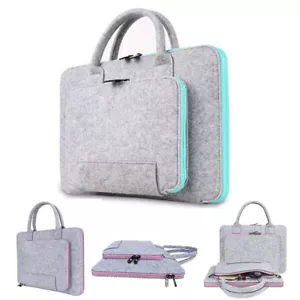 17 Inch Felt Laptop Sleeve Cover Notebook Computer Case Skin Carrying Bag UK - Picture 1 of 17