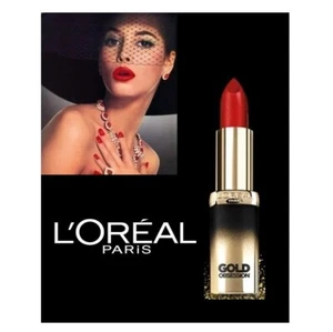 L'Oreal Color Riche Gold Obsession Lipstick Ruby Gold Red Sealed - Picture 1 of 4