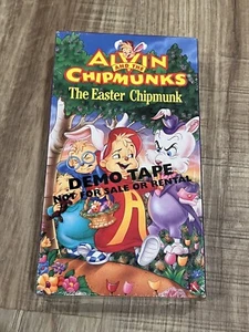 Buena Vista Home Video Alvin and The Chipmunks The Easter Chipmunks Demo VHS - Picture 1 of 8