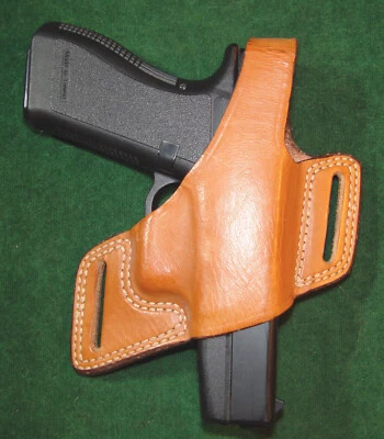 BIANCHI #5  Black Widow Leather Holster - Fits Glock 17 Automatics - Image 1 of 4