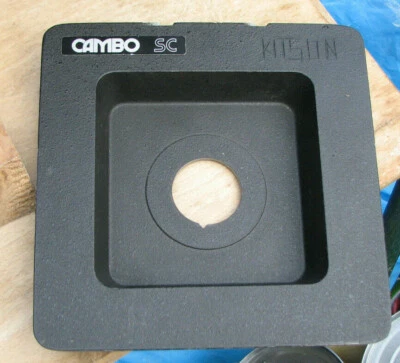 original Cambo SC Monorail recessed lens board  copal 0 34.7mm hole  25mm deep - Image 1 of 3
