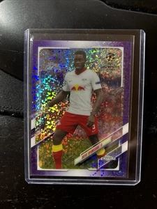 Dayot Upamecano 2020 Topps Chrome UCL Purple Mini-Diamond Refractor /250 #48 At - Picture 1 of 1
