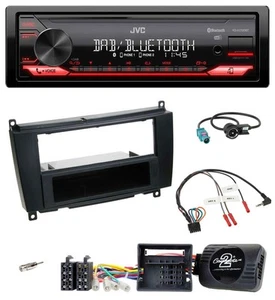 JVC DAB Lenkrad Bluetooth USB Autoradio für Mercedes CLK C209 A209 2004-2010 - Bild 1 von 10