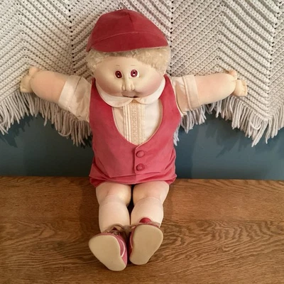 1984 Christmas Edition Cabbage Patch Kids Little People Christmas Edition Chris - Image 1 of 4