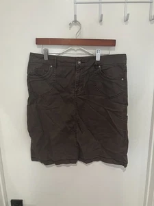 Christopher & Banks Damen khaki Bleistiftrock mit Taschen, grau, Größe 10 - Bild 1 von 3