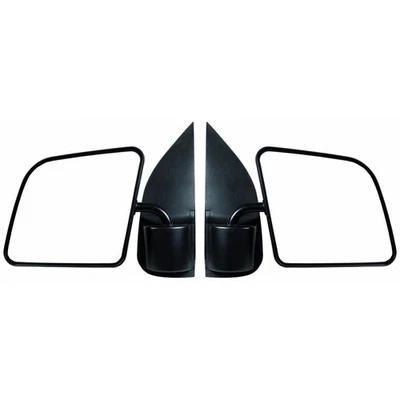 For Ford E-350 Econoline 1994-1998 Door Mirror Passenger & Driver Pair Black Foto 1 de 2