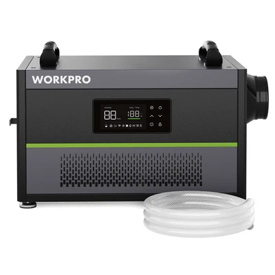 WORKPRO 145 Pint Commercial Crawl Space Dehumidifier with Auto Defrost 6000Sq.Ft - Image 1 of 4