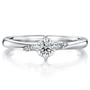 Engagement Ring 0.60 Carat IGI GIA Lab Grown Round Cut Diamond 14k White Gold - Picture 1 of 7