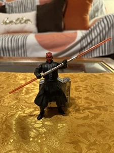 Star Wars Darth Maul Action Figure Saber Action Moving Arms 4" Hasbro 1998 - Foto 1 di 4