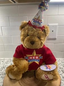 2005 HEB Celebration 100Yr AnniversaryPlush Teddy Bear 1905-2005 Limited Edition - Picture 1 of 18