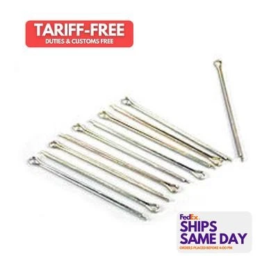 Wilwood 180-0056, Set of 10 Zinc Steel Cotter Pin Kit 1/8 X 3.5In D/L Performanc - Image 1 of 4