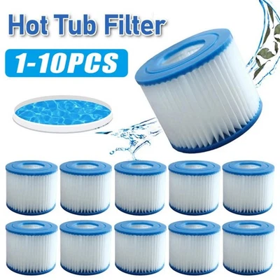 Replacement Swimming Pool Filter Fit Type Vi Cartridge Lay-Z-Spa for Intex Filt - Image 1 of 4
