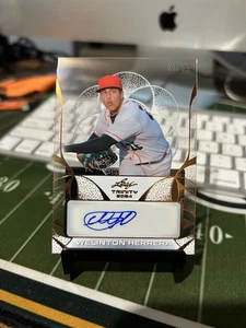 WELINTON HERRERA 2024 Leaf Trinity /99 Clear Auto Bronze #CA-WH1 Rockies - Picture 1 of 2