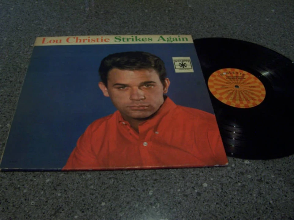 Lou Christie "Strikes Again" 60's ROULETTE LP - Image 1 of 1
