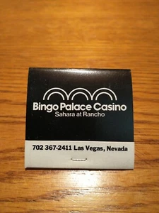 Bingo Palace Hotel and Casino Las Vegas Matchbook-Unused - Picture 1 of 9