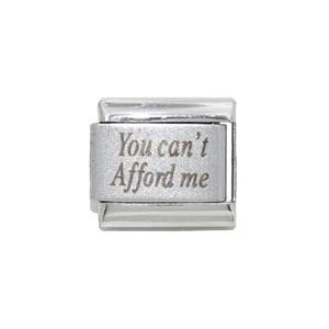 You can't leisten me Italian Charm - passend für 9mm Zoppini Italian Bettelarmband - Bild 1 von 1
