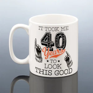 TAZA 40 CUMPLEAÑOS 1983 TAZA Regalo para Él Su Papá Mamá Amigo 40 Años Hombres Mujeres - Imagen 1 de 4
