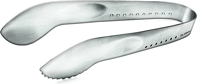 Global Classic Stainless Steel 7 Inch Cookie Tongs and Spoon - Image 1 of 1