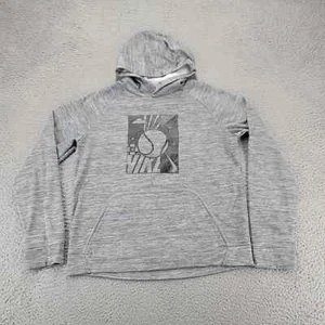 Nike Hoodie Boys XL Gray Therma Fit Jacket Baseball Graphic Print Long Sleeve - Picture 1 of 11