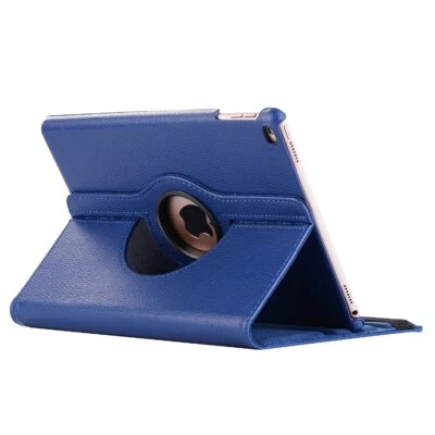 360 Rotating Leather Folio Case Cover Stand for iPad 2 3 4 Mini 4 5 Air 9.7 10.2 - Image 1 of 4
