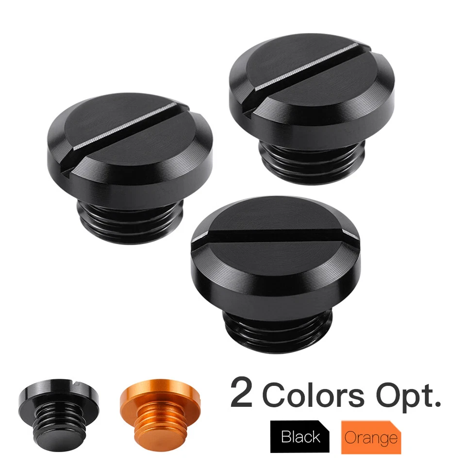 Universal M10X1.25 for Motorcycle Mirror Hole Plugs Screw Caps Aluminum Alloy - Image 1 of 1