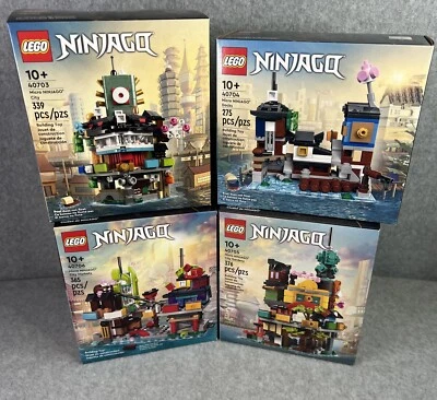 Lego Ninjago Limited Edition 4-Set Lot 40703 40704 40705 & 40706 ALL SEALED - Image 1 of 4