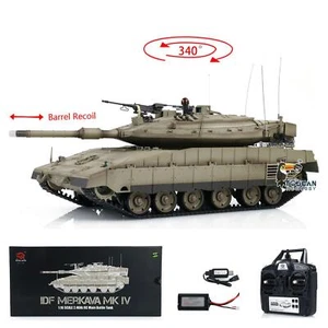 1:16 7.0 IDF Merkava MK IV RC Tank Heng Long 3958 Barrel Recoil Battery - Picture 1 of 24