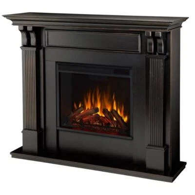 Real Flame Ashley Electric Fireplace in Black Wash - Image 1 of 4