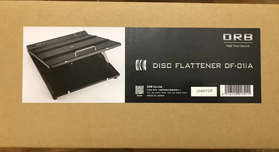 ORB DF-01iA+ Audio Vinyl Record Flattener High-end model 7in 10in 12in AC100Ｖ - Image 1 of 1