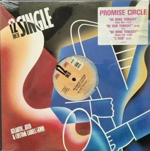 Promise Circle -Be Mine Tonight Atlantic 1987 Single Free Style Hype Sticker New - Foto 1 di 2