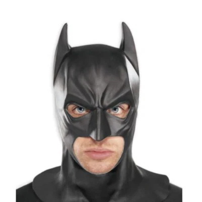 Batman Full Head Mask The Dark Knight Rises Halloween Cosplay Costume Accessory - Image 1 of 4