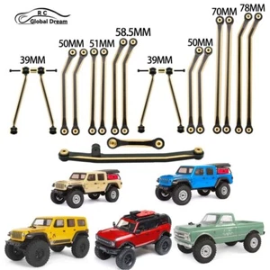 Brass Steering Link Chassis Link Rod for 1/24 RC Axial SCX24 C10 Jeep Gladiator - Picture 1 of 17