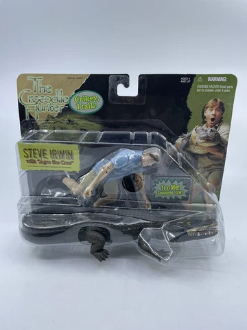 The Crocodile Hunter Steve Irwin With Agro The Croc Action Figure N2 Toys 2000 U Cover