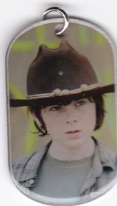 THE WALKING DEAD SEASON 3  DOG TAG CARL GRIMES   #20 OF 36 - Picture 1 of 2
