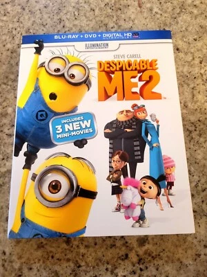 Despicable Me 2 Blu Ray DVD and 3 Mini Movies  Brand New Sealed  - Image 1 of 4
