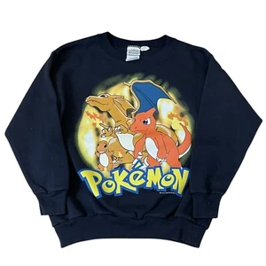 Vintage Pokémon Charizard 1999 Sweatshirt Kids Youth - Picture 1 of 3