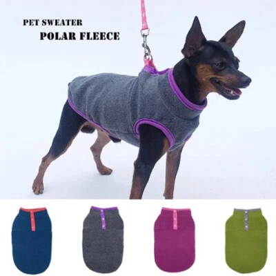 Chihuahua Dog Clothes Winter Warm Fleece Sweater Thick Costume Vest Jacket 🎀 - Image 1 of 4